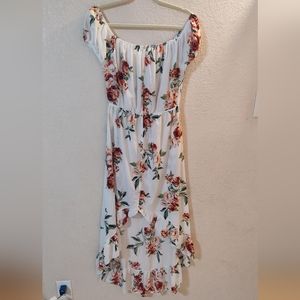 White Flora Dress